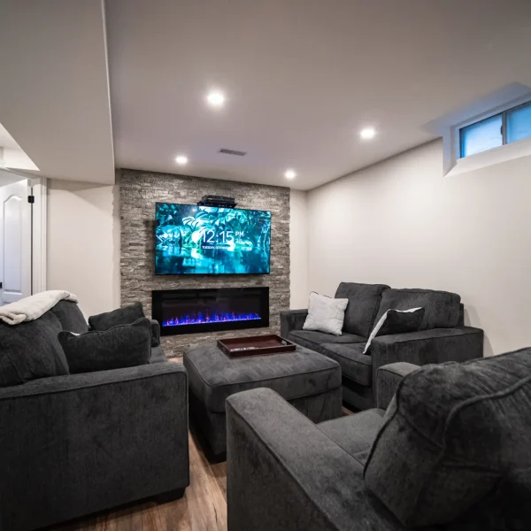 Location 1 image 3 (Home Theater, Living Room, Feature Wall & Fireplace, Windows)